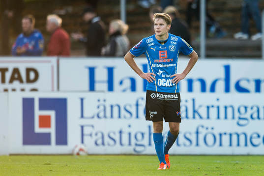 Halmstads Johan Blomberg deppar