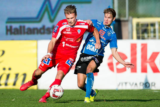 Åtvidabergs Pontus Nordenberg och Halmstads Johan Blomberg