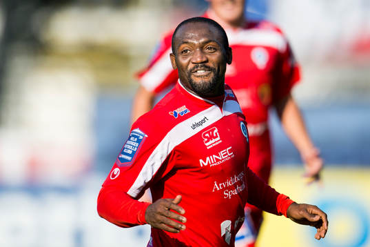 Åtvidabergs John Owoeri jublar