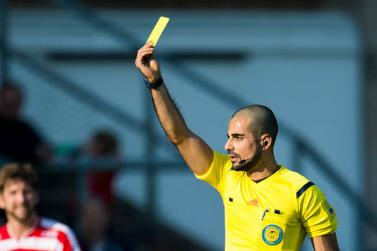 under fotbollsmatchen i Allsvenskan mellan Halmstad och