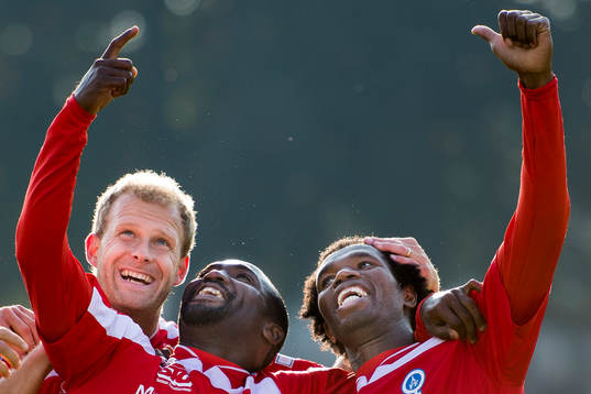 Åtvidabergs Kristian Bergström, John Owoeri och Mohammed
