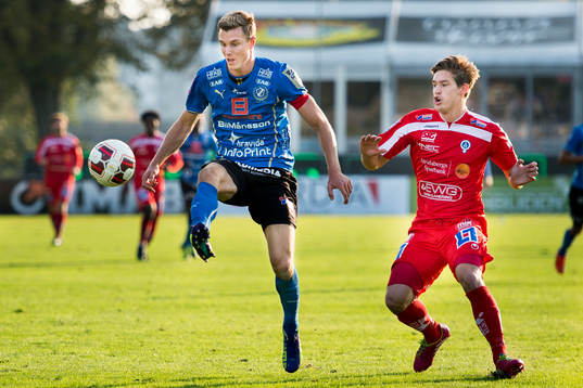 Halmstads Richard Magyar och Åtvidabergs Victor Sköld