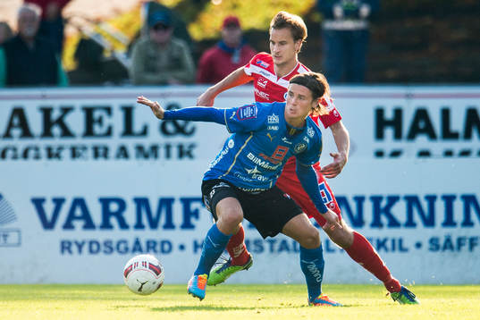 Halmstads Marcus Antonsson och Åtvidabergs Månz Karlsson