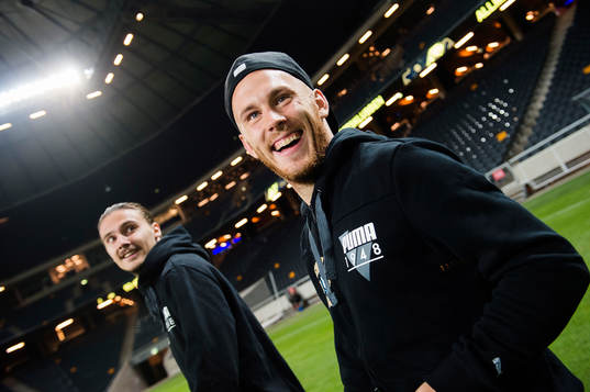 Malmö FFs Magnus Eriksson jublar