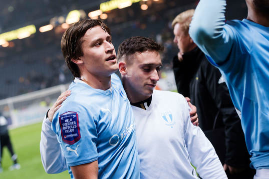 Malmö FFs Simon Thern jublar