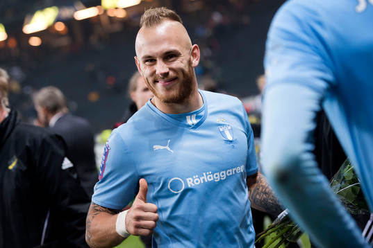 Malmö FFs Magnus Eriksson jublar
