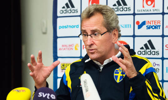 Sveriges förbundskapten Erik Hamrén