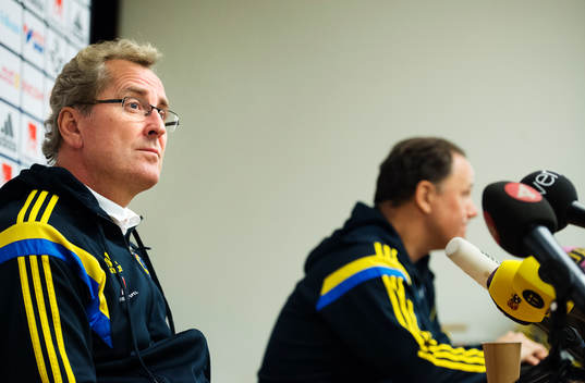 Sveriges förbundskapten Erik Hamrén
