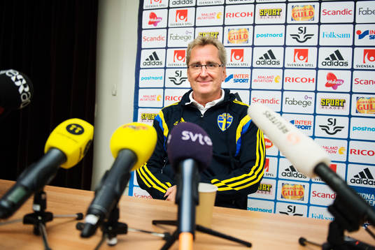 Sveriges förbundskapten Erik Hamrén