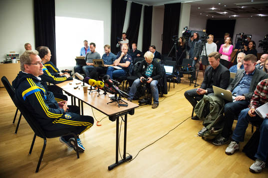Sveriges förbundskapten Erik Hamrén