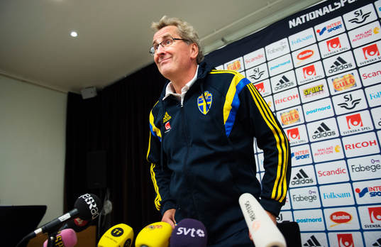Sveriges förbundskapten Erik Hamrén