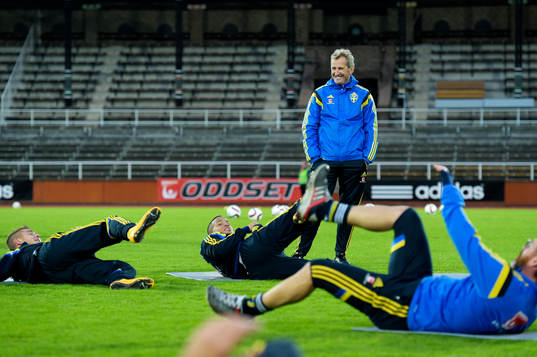 Sveriges förbundskapten Erik Hamrén