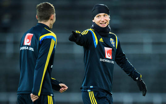 Branimir Hrgota och Kim Källström