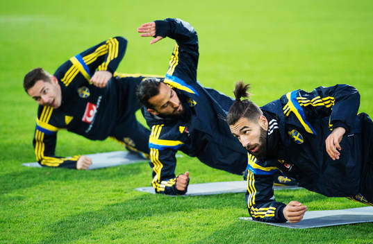 Branimir Hrgota, Erkan Zengin och Jimmy Durmaz