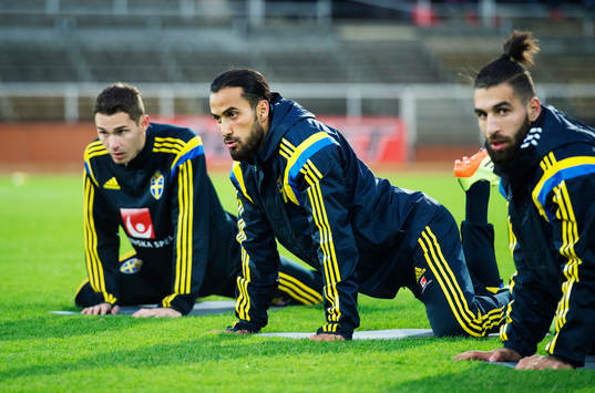 Branimir Hrgota, Erkan Zengin och Jimmy Durmaz