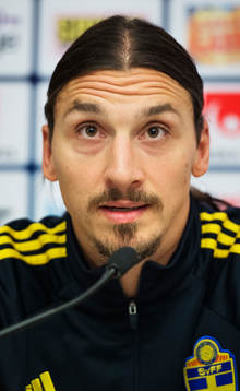 Sveriges Zlatan Ibrahimovic