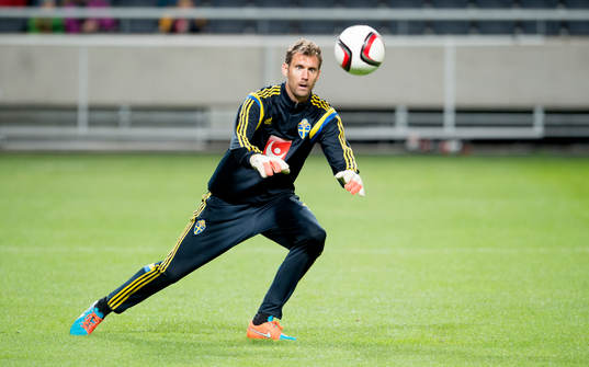 Sveriges målvakt Andreas Isaksson