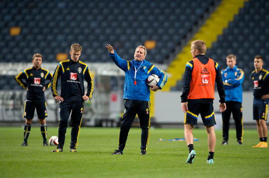 Sveriges förbundskapten Erik Hamrén