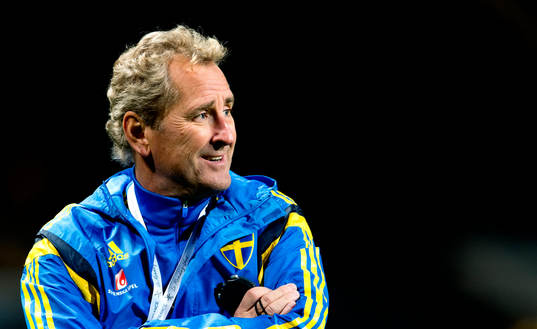 Sveriges förbundskapten Erik Hamrén
