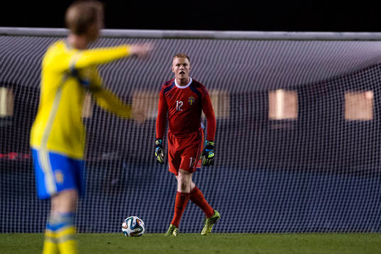 Sveriges målvakt Tim Erlandsson