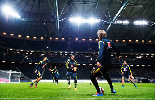 Johan Elmander, Martin Olsson, Ola Toivonen och Jonas