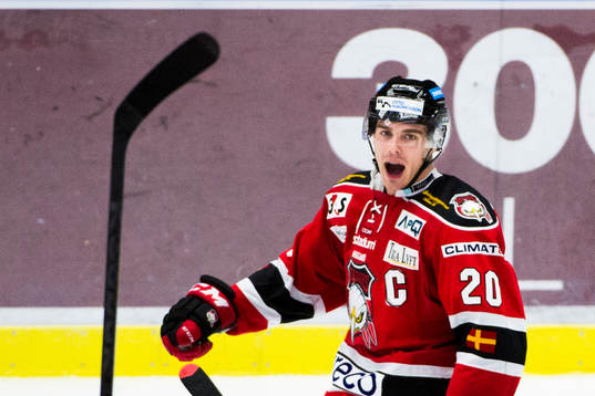 Malmö Redhawks Henrik Hetta jublar
