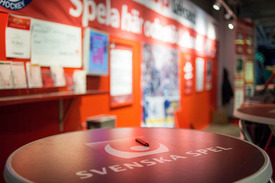Svenska spel erbjuder spelmöjligheter inne i Tegera Arena