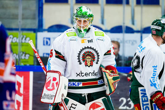 Frölundas målvakt Linus Fernström