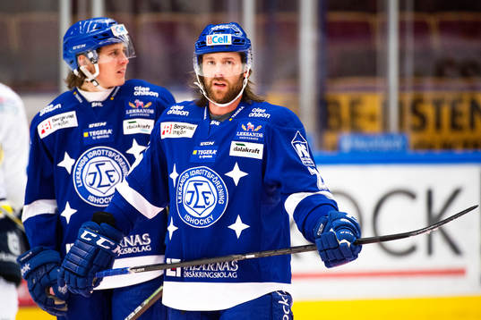 Leksands Fredrik Forsberg och Daniel Josefsson på