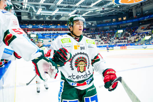 Frölundas Andreas Johnson firar