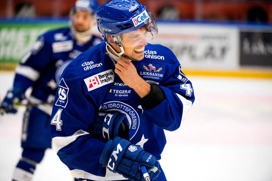 Leksands Robin Gartner har ont