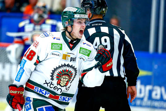 Frölundas Anton Blidh jublar