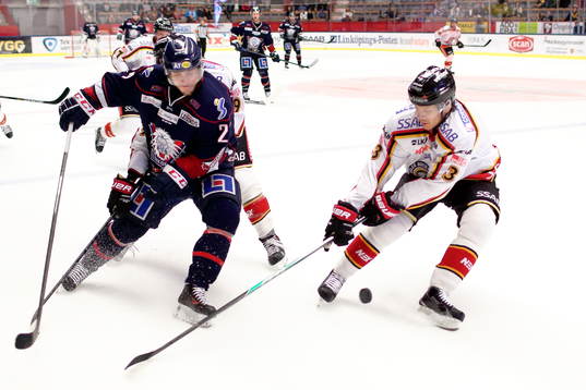 Linköpings Fredric Andersson och Luleås Marcus Oskarsson