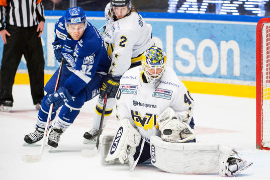 Leksands Jens Bergenström, HV71s Kristofer Berglund och