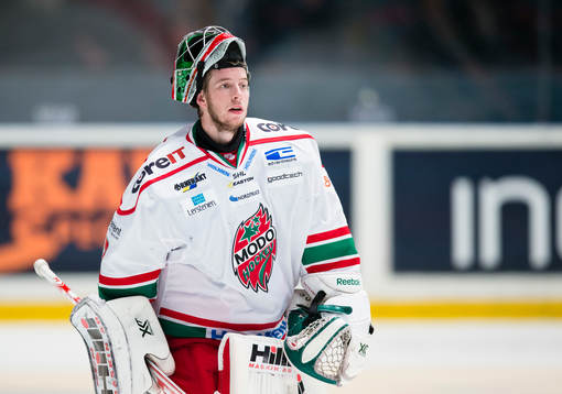 Modos målvakt Adam Reideborn