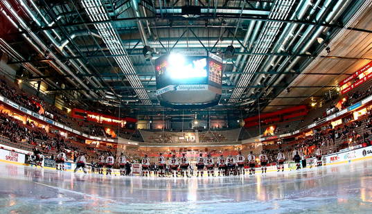Line up före ishockeymatchen i SHL mellan Linköping och