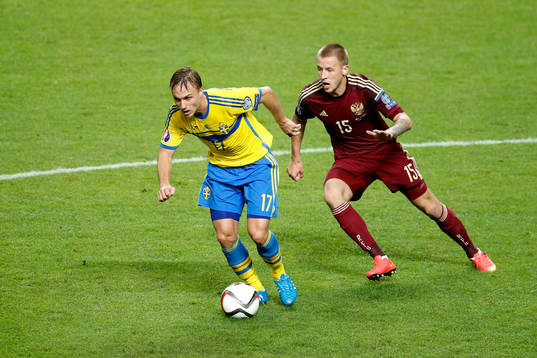 Sveriges Pierre Bengtsson och Rysslands Maksim Grigoryev