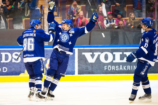 Leksands Veli-Matti Savinainen, Toni Kähkönen och Simon