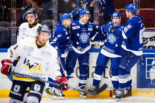 Leksands Kevin Kapstad, Fabian Brunnström, Ryan Russell