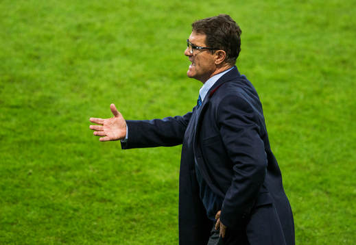 Rysslands förbundskapten Fabio Capello