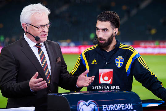 s studio med Hans Backe och Jimmy Durmaz