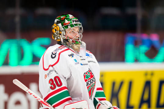 Modos målvakt Linus Ullmark