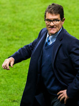 Rysslands förbundskapten Fabio Capello
