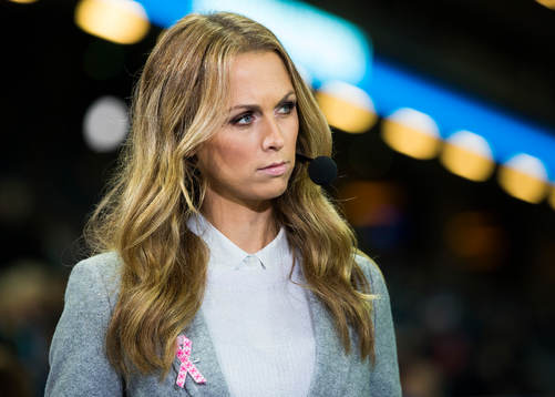 s studio innan fotbollsmatchen i EM-kvalet mellan Sverige