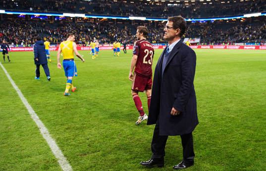 Rysslands förbundskapten Fabio Capello