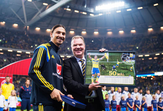 Sveriges Zlatan Ibrahimovic