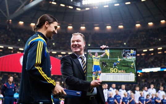 Sveriges Zlatan Ibrahimovic