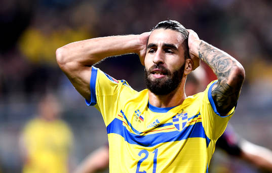 Sveriges Jimmy Durmaz deppar