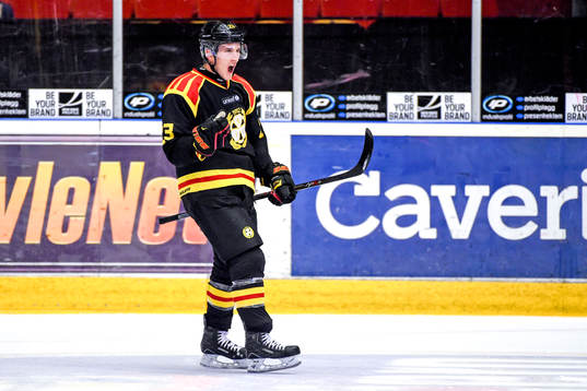 Brynäs Bill Sweatt jublar