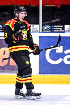 Brynäs Bill Sweatt jublar